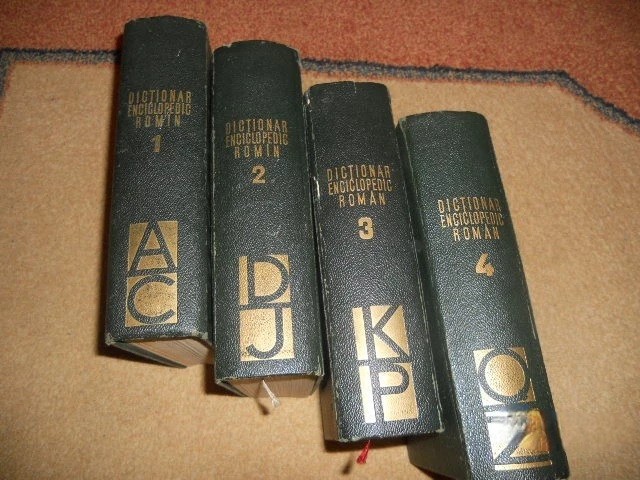 DICTIONAR ENCICLOPEDIC ROMAN -4 volume