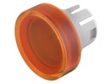 Lentilă pentru buton 16mm portocalie