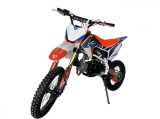 Motocicleta Cross 125cc 4T, Roti 17/14, Upbeat, Benzina, Portocaliu, Off Road
