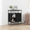 vidaXL Bufet Stejar negru 69 x 35 x 80 cm Lemn compozit 862981