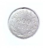 Moneda 500 lei 1946, uzata, curata