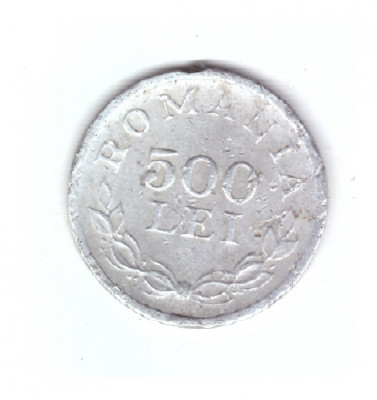 Moneda 500 lei 1946, uzata, curata foto