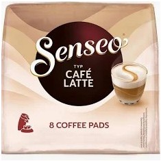 8 paduri Senseo Cafe Latte