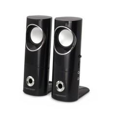 Sistem audio 2.0 Esperanza Beat, USB, jack 3,5mm, 6W, 4?, 5V, 60 Hz - 20 kHz, negru foto