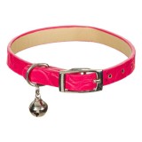 Zgarda Roz cu Clopotel pentru Pisici 32x1cm, Oem