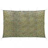 Plasă Camuflaj Verde 4x5m vidaXL, Impermeabilă, Anti-UV, Ușoară, cu Geantă Depozitare - Ideală Camping, V&acirc;nătoare