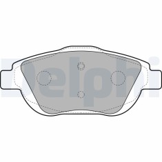 DELPHI LP2164 set placute frana,frana disc