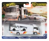 Transportator cu masinuta Hot Wheels, Toyota Soarer si Kousoku Hauler, JBM32