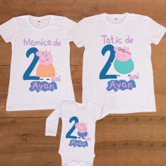 Set aniversar personalizat &amp;quot;Peppa party&amp;quot; foto