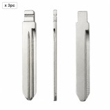 Set 3 lame cheie auto 177# TOY47 pentru Toyota, compatibile KD VVDI JMD