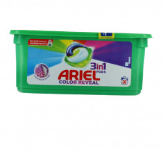 Detergent capsule Ariel PODS Color Reveal, 30 spalari foto