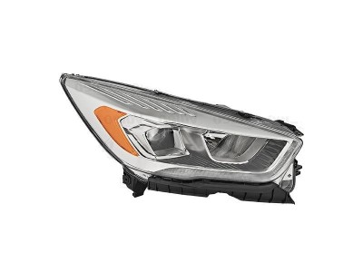 Far FORD KUGA, 02.2016-01.20, DEPO, fata, partea dreapta, cu &amp;amp;#39;lumina de zi&amp;amp;#39; tip LED;tip bec H1+H7+LED; electric; transparent cu finitie galbe foto