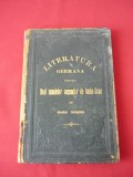 LITERATURA GERMANA 1888 CU DEDICATIE DIN PARTEA AUTOAREI