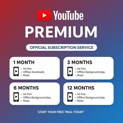 YouTube Premium Oficial &amp;bull; Activare Rapidă &amp;bull; 1&amp;ndash;12 Luni &amp;bull; Fără Comision foto