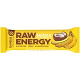 Bombus Raw Energy bară de fructe aroma Banana &amp; Coconut 50 g