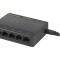 Switch Ethernet LANBERG RJ45 x5 1Gbps cu LED PnP negru