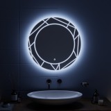 Oglinda LED Touch Astrix 70x70 cm ModernLight Concept