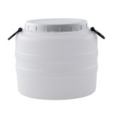 Bidon 1851, alb, polietilena, cu capac si manere, 30 L