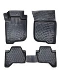 Set covorase auto din cauciuc tip tavita Mitsubishi L200 / Triton Tornado 2015-2019 / 2019-