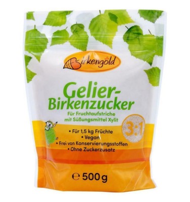 Gelifiant cu xylitol (zahar de mesteacan), 500g, Birkengold foto