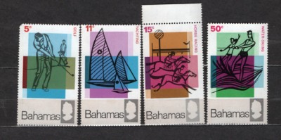 BAHAMAS 1968 - SPORT. TURISM. SERIE NESTAMPILATA, C47 foto