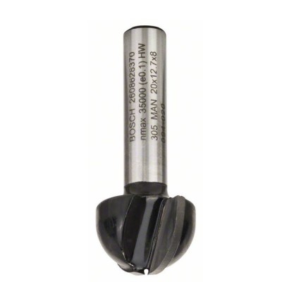 BOSCH Freza de raionat convexa 8x20x12.4x10x46mm foto