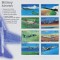 NEVIS 1998 - Avioane militare / colita MNH