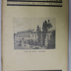 O GEANA DE LUMINA , REVISTA LICEULUI '' GH. LAZAR '' , BUCURESTI , ANUL I , No. 7, IUNIE , 1934