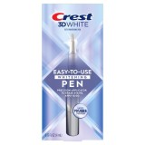 Creion pentru albirea dinților Crest 3D White Whitening Pen, aromă de mentă, culoare argintie, 4 ml