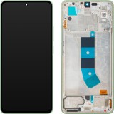 Cumpara ieftin Display cu Touchscreen Xiaomi Redmi Note 13 4G, cu Rama, Verde (Mint Green), Service Pack 56000300N700