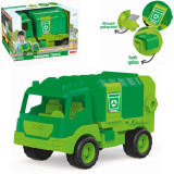 Camionul de gunoi (43 cm) PlayLearn Toys, DOLU