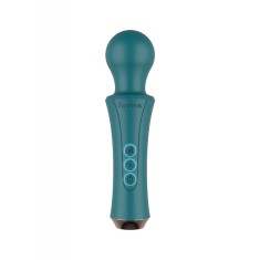 Vibrator The Personal Wand, 10 Moduri Vibratii, 3 Viteze, Silicon, USB, Verde, 18.5 cm