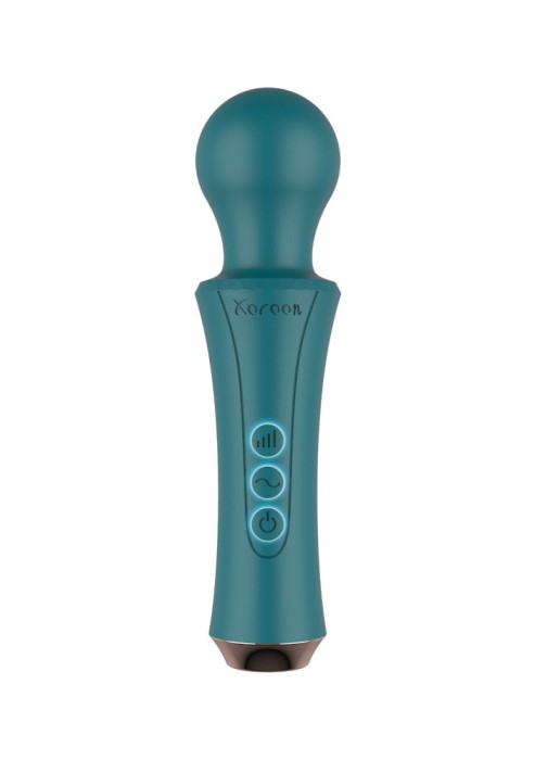 Vibrator The Personal Wand, 10 Moduri Vibratii, 3 Viteze, Silicon, USB, Verde, 18.5 cm