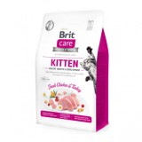 Brit Care Kitten Healthy Growth &amp; Development, hrana uscata pentru pisici, 2 kg