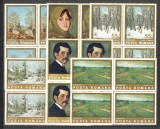 Romania.1975 Pictura-A.Andreescu bloc 4 TR.138