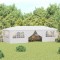 vidaXL Cort de petrecere profesional cu pereți antracit 4x9 m 90 g/m&sup2; 48529