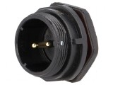 Soclu SP21 tată PIN 2 IP68 30A 500V 4mm2 -25&divide;85&deg;C