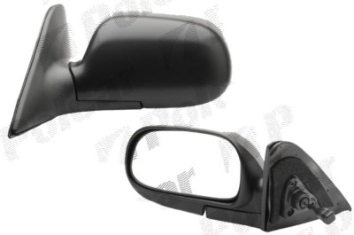 Oglinda exterioara Toyota Corolla (E10) Hatchback/Combi 06.1991-08.2008 Partea DReapta Crom Convex, manuala Fara Incalzire, carcasa neagra cu primer, foto