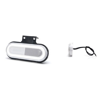 LAMPA GABARIT LED 1401 W198, 12V-24V, POZITIE ALB WAS 43509 foto