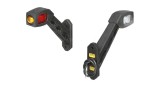 Lampa gabarit Universal, 12/24V, 36x167x179mm, alb-rosu-galben, cu LED, suport surub, omologare ECE, , Stanga