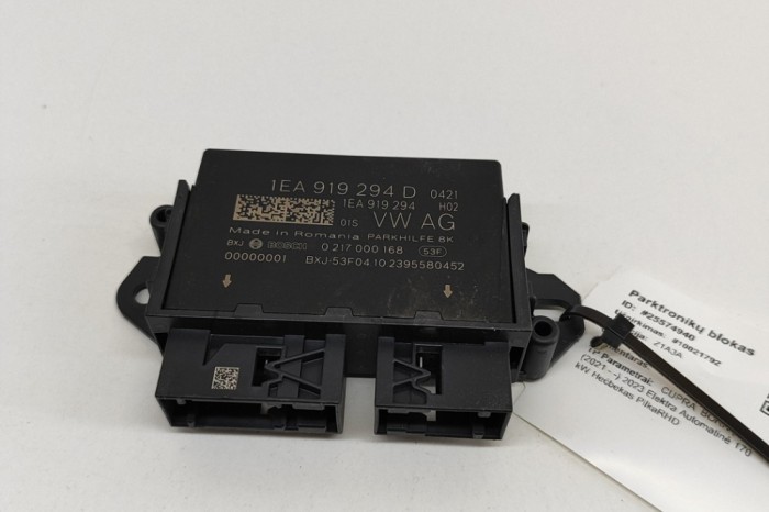 Unitate de control senzor de parcare PDC CUPRA BORN K11 2023 OEM: 1EA919294D,1EA919294,0217000168 | 25574940