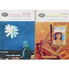 La umbra fetelor in floare (2 volume). In cautarea timpului pierdut - Marcel Proust (putin patata)