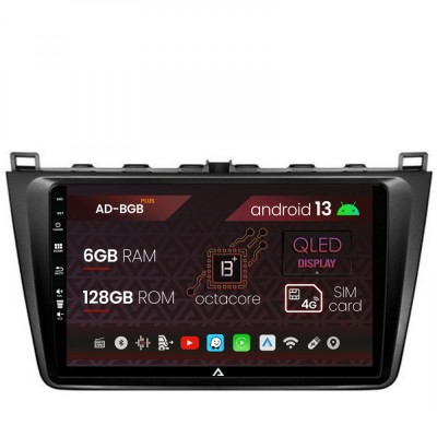 Navigatie Mazda 6 (2008-2013), Android 13, B-Octacore 6GB RAM + 128GB ROM, 9 Inch - AD-BGB9006+AD-BGRKIT328 foto