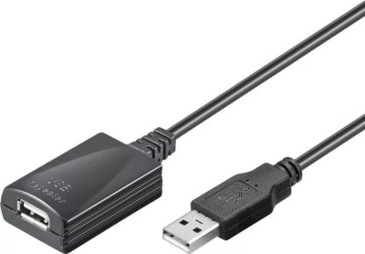 Cablu prelungitor activ USB 5m extensibil 20m Goobay foto