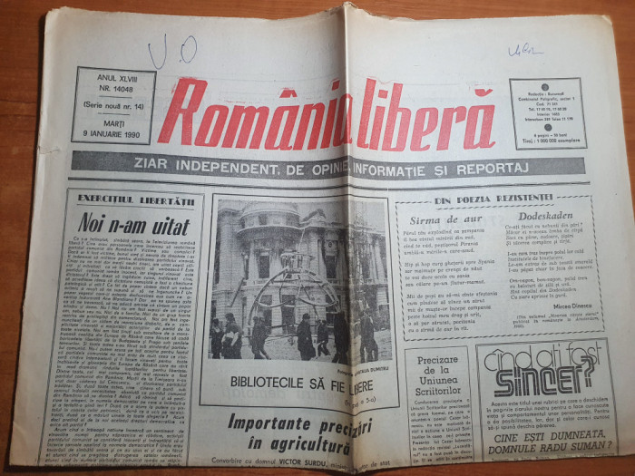 romania libera 9 ianuarie 1990-teroristii,brasovenii lui 15 noiembrie,revolutia