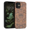Husa pentru Apple iPhone 12 Mini, Lemn, Maro, 52733.07, kwmobile, Carcasa