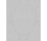 Tapet Marburg clasic model frunze, gri, alb, Villa Romana 32980