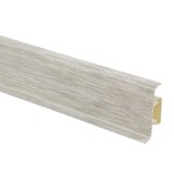 Plinta parchet PVC Set 10456-6015, canal cablu, mercur, 2500 x 52 x 22 mm