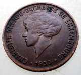 7.634 LUXEMBURG LUXEMBOURG CHARLOTTE 10 CENTIMES 1930