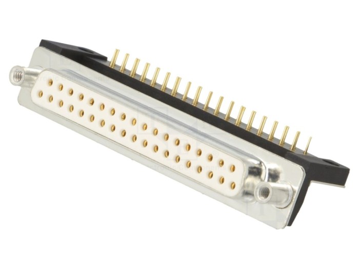 Conector D-Sub mamă 37 pini THT